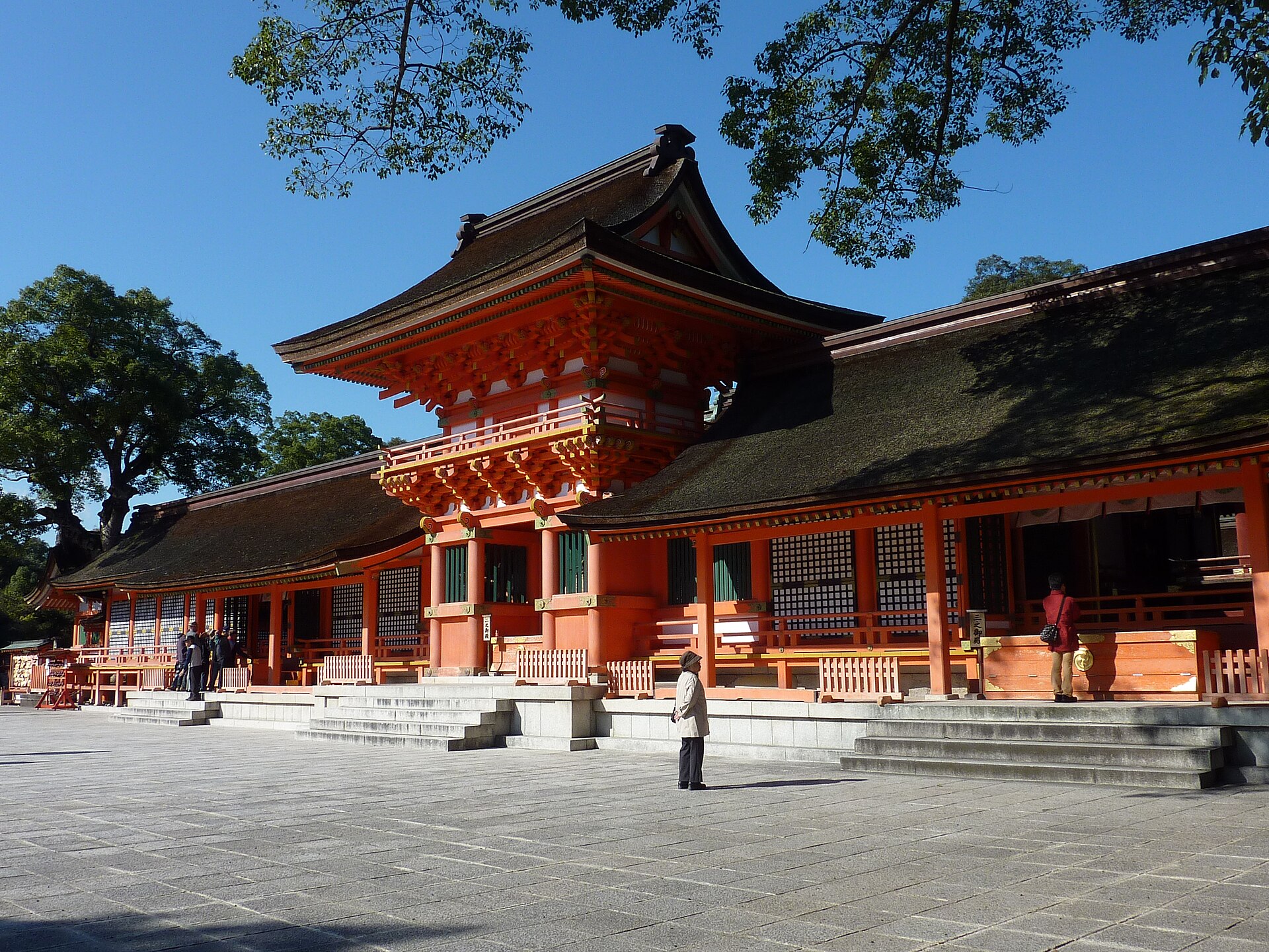 The Nanchu-romon south gate of Usa Jingu, Oita